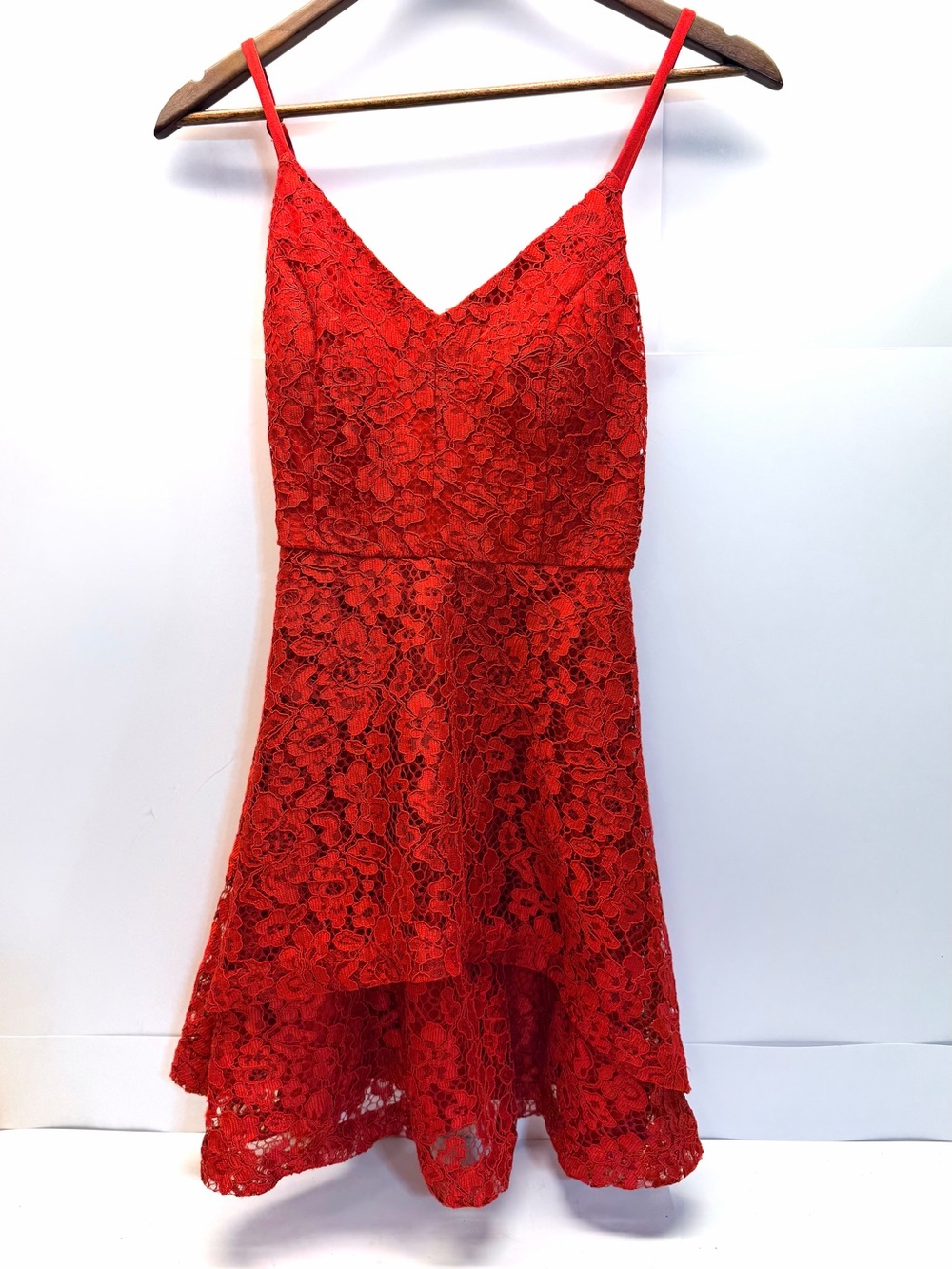 Speechless Red Lace Fit & Flare Homecoming Dress Size 5